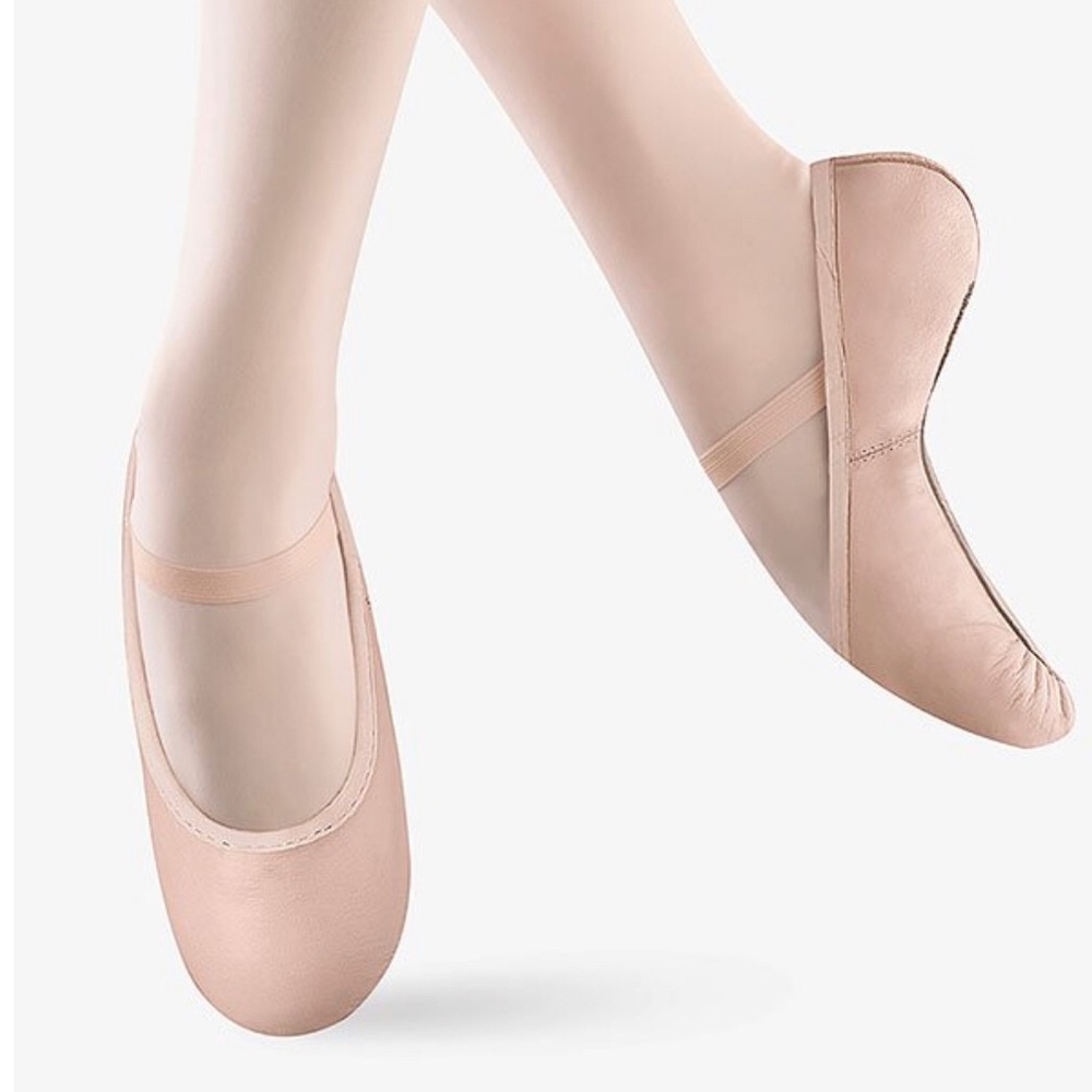 NWB Bloch Belle Leather Full Sole Ballet Slippers